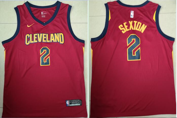 Men Cleveland Cavaliers #2 Sextdn Red Game Nike NBA Jerseys